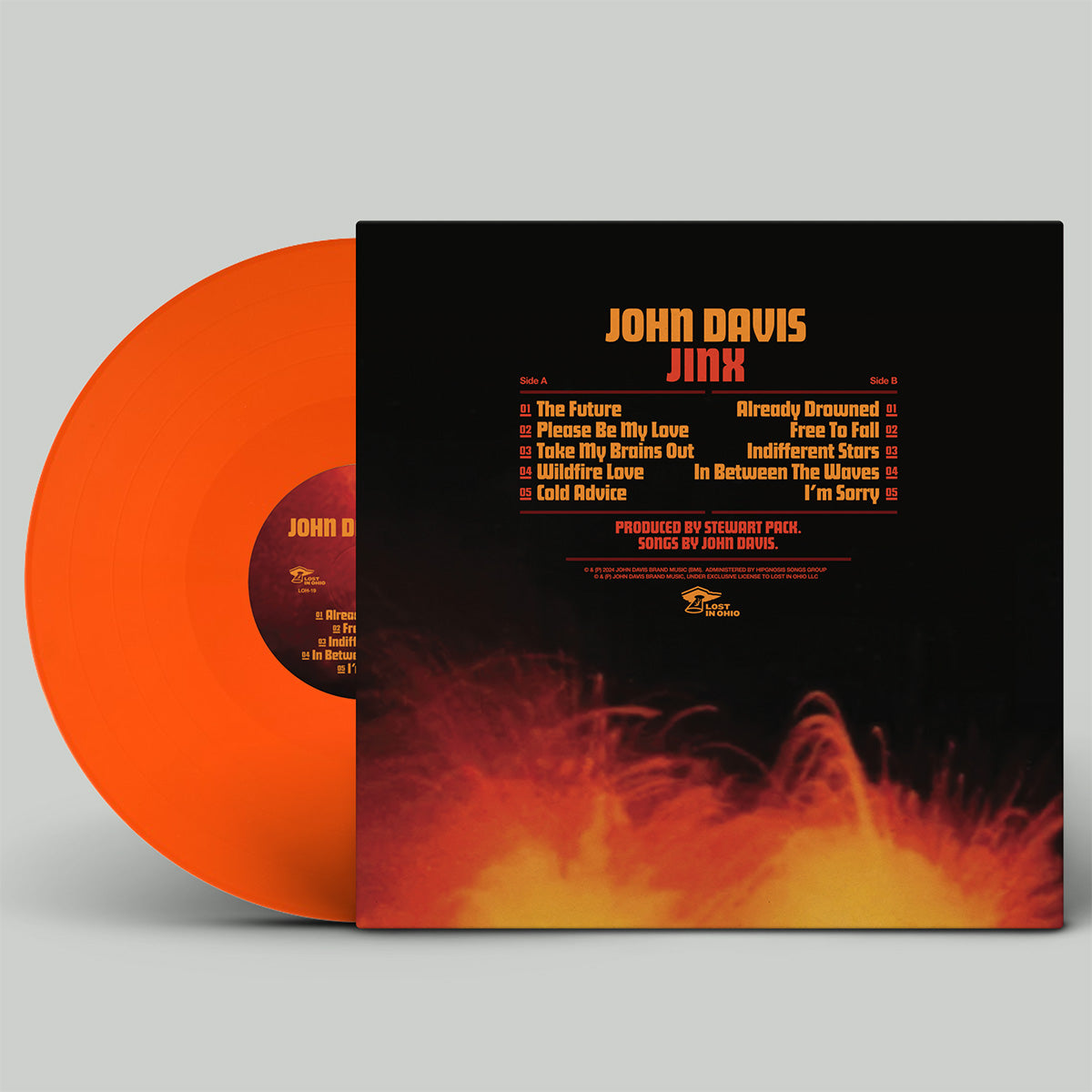 Jinx – orange vinyl back