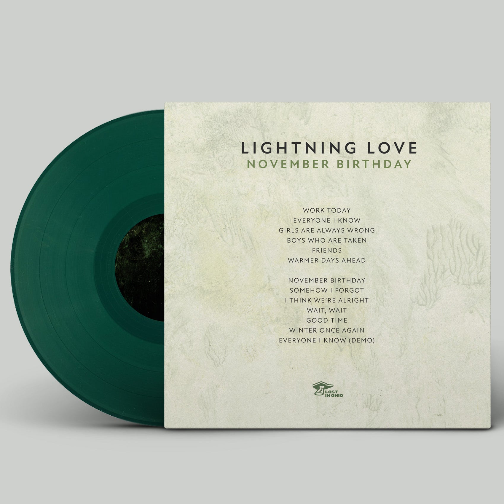 November Birthday – vinyl back