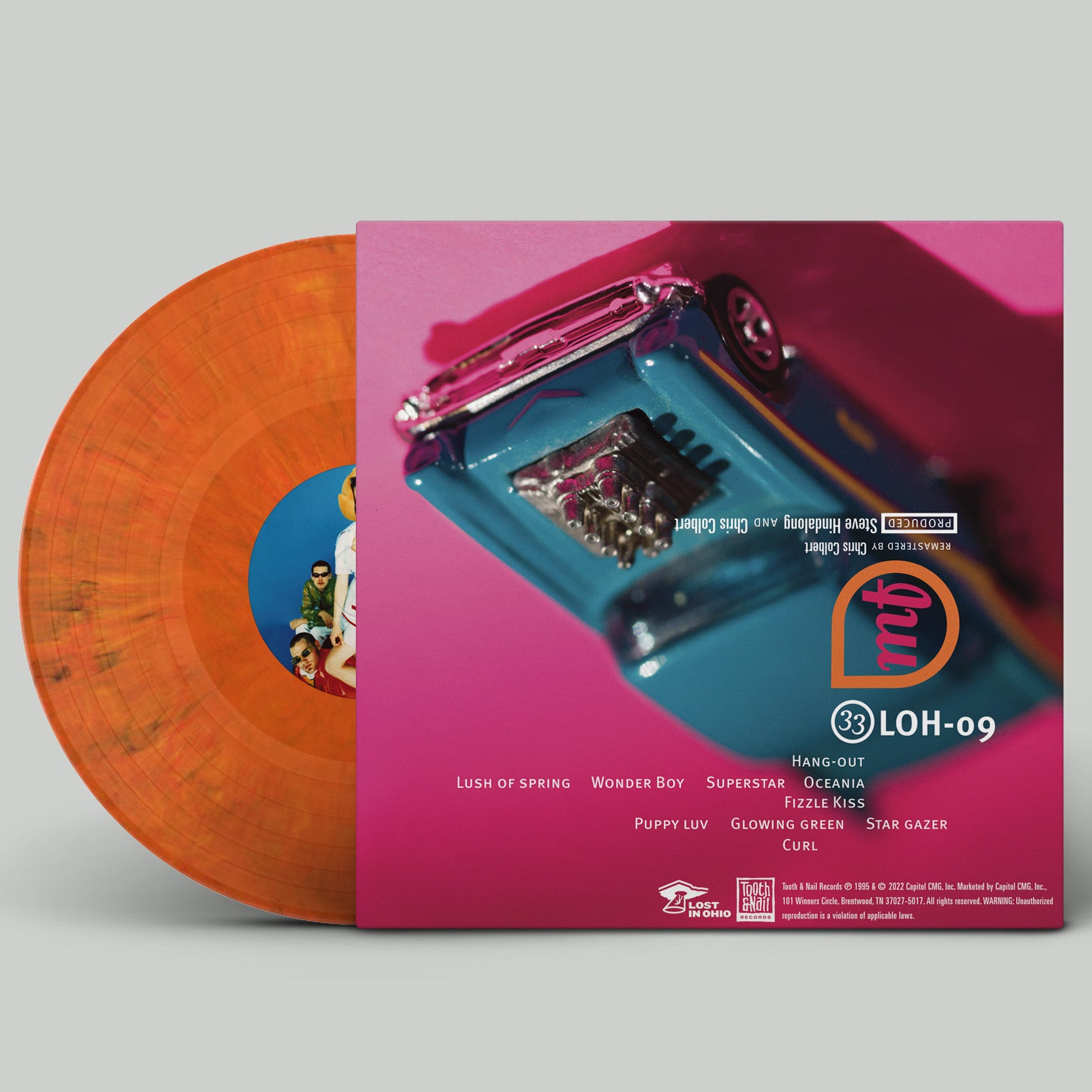 Super Deluxe – orange vinyl back